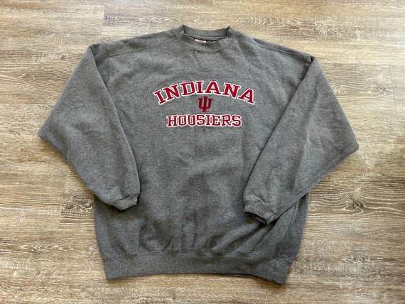 Vintage y2k 2000s Indiana Hoosiers Sweatshirt cre… - image 1