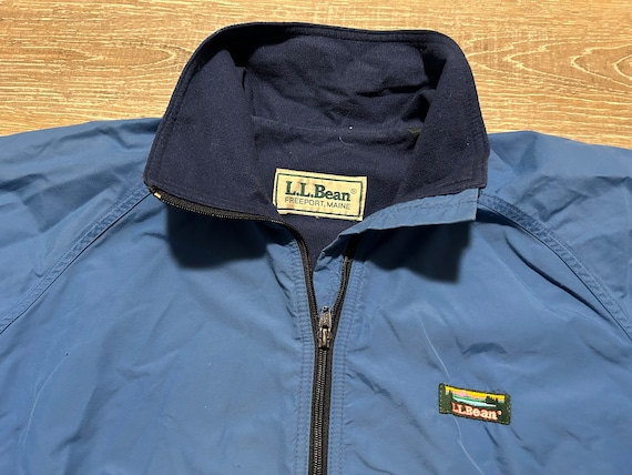 Vintage 80s LL Bean Bomber Jacket Windbreaker Lined Logo Vintage 80s LL Bean Bomber Jacket Windbreaker Lined Logo