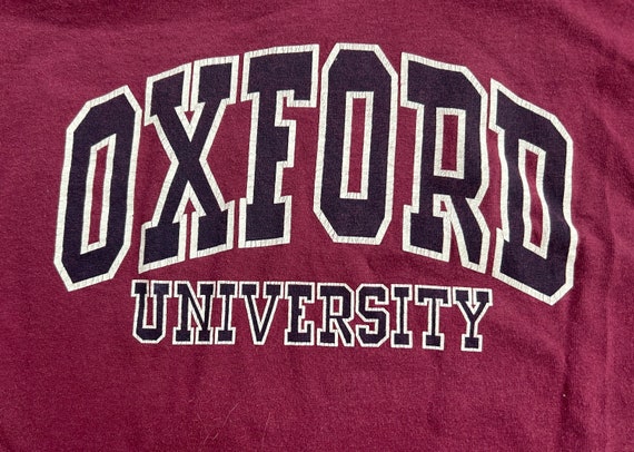 Vintage 90s Oxford University Single Stitch T Shirt England Vintage 90s Oxford University Single Stitch T Shirt England