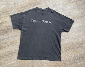 Vintage 2001 Pearl Harbor Movie Promo T Shirt XL Ben Affleck WWII War Film