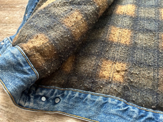 VINTAGE Carhartt Jacket 2XL Blue Denim Blanket Lined Jean VINTAGE Carhartt Jacket 2XL Blue Denim Blanket Lined Jean
