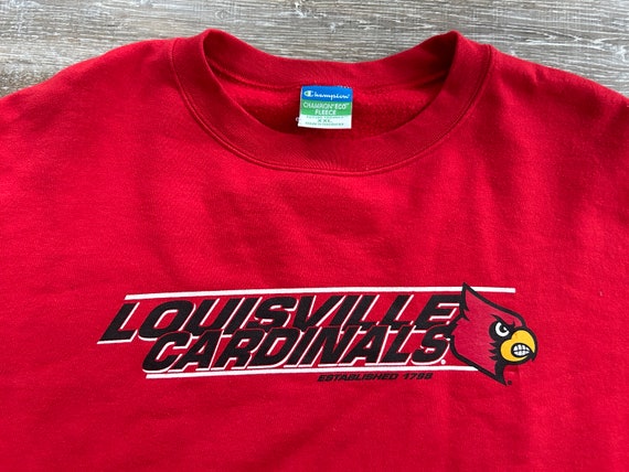 Vtg 2000s Louisville Cardinals Crewneck Sweatshir… - image 3