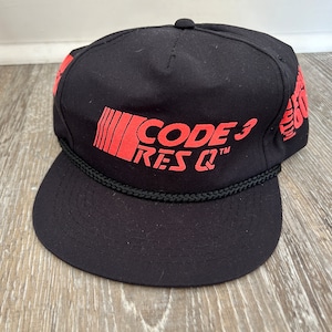 Vtg IRL Racing Hat 90s Indycar League Res Q SnapBack Indy 500 Indianapolis Code 3