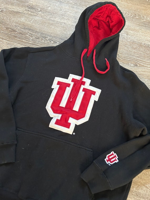 Vtg Indiana Hoosiers 2000s y2k Hoodie Sweatshirt … - image 3