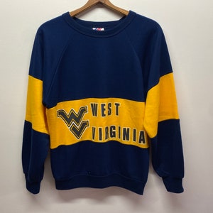 Vintage 80s West Virgina mountaineers Crewneck Sweatshirt College University