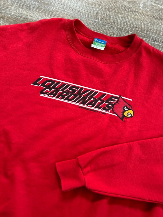 Vtg 2000s Louisville Cardinals Crewneck Sweatshir… - image 4