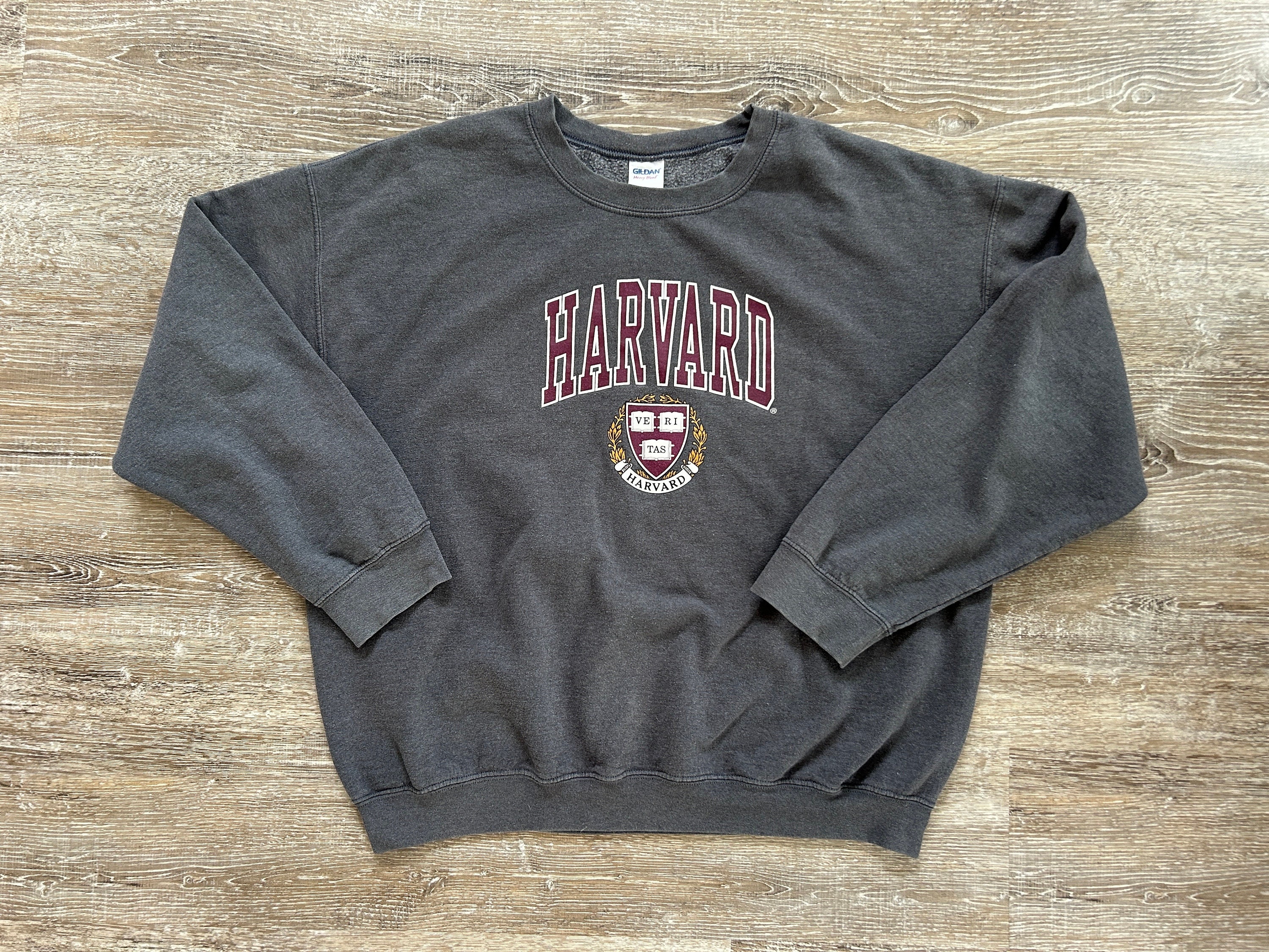 Harvard grey sweatshirt deals