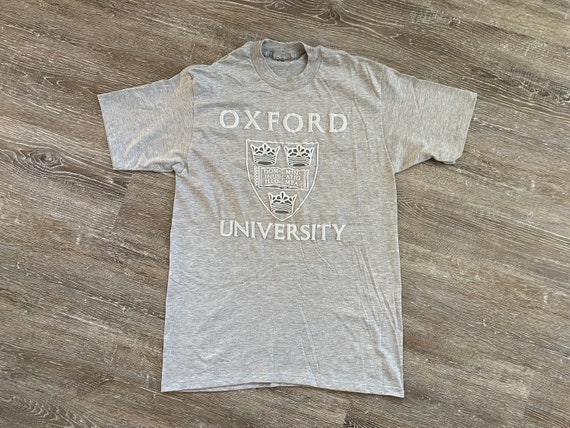 Vintage 80s Oxford University Single Stitch T Shi… - image 1