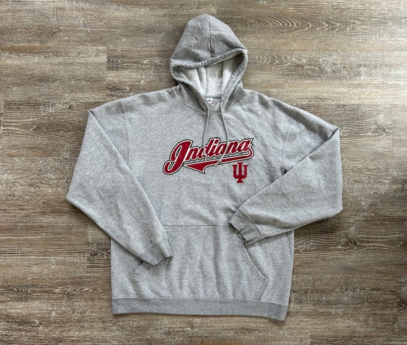 Vtg 2000s Indiana Hoosiers y2k Hoodie Sweatshirt S