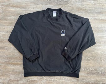 Vtg 2000s Indianapolis Colts Windbreaker Reebok Embroidered Jacket Pullover 2XL