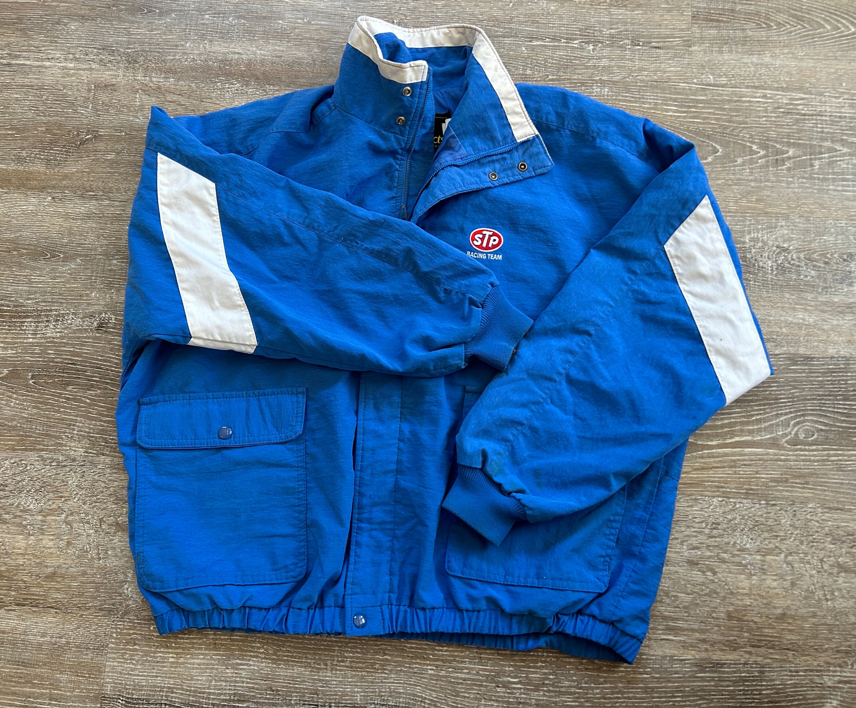 Vintage 80s STP Racing Team Full ZIP Jacket K Products - Etsy