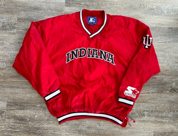 VTG 90s Indiana Hoosiers Pullover Windbreaker Jacket IU STARTER Embroidered Etsy Canada