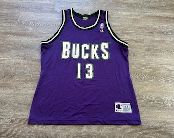 Vintage 90s Champion Glenn Robinson #13 Milwaukee Bucks Jersey