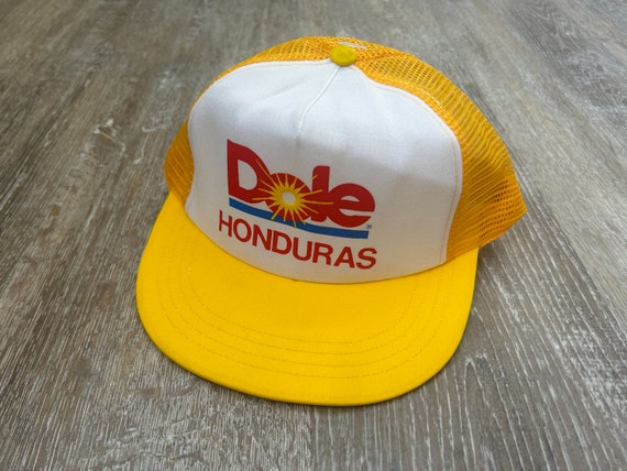 vtg 90s DOLE Fresh racing Team Snapback hat Hondu… - image 2