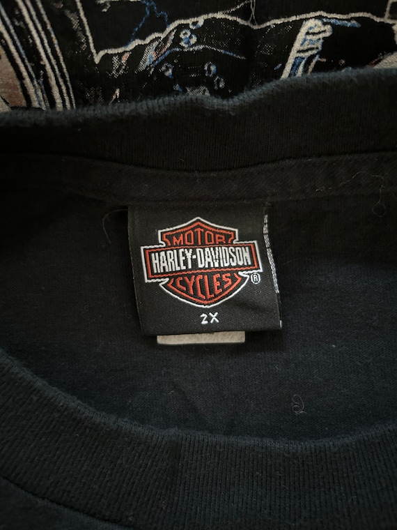 VTG y2k Harley Davidson Cut Off T Shirt 2004 Ches… - image 4