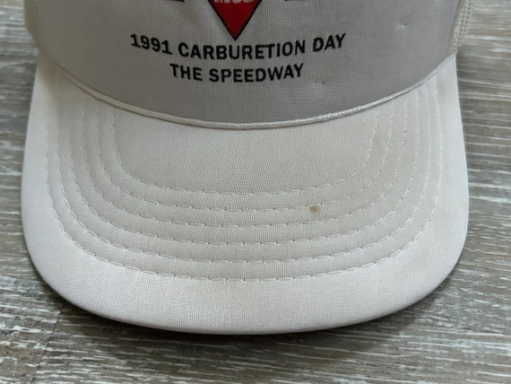 Vtg Miller Genuine Draft Indy 1991 Snapback hat i… - image 10