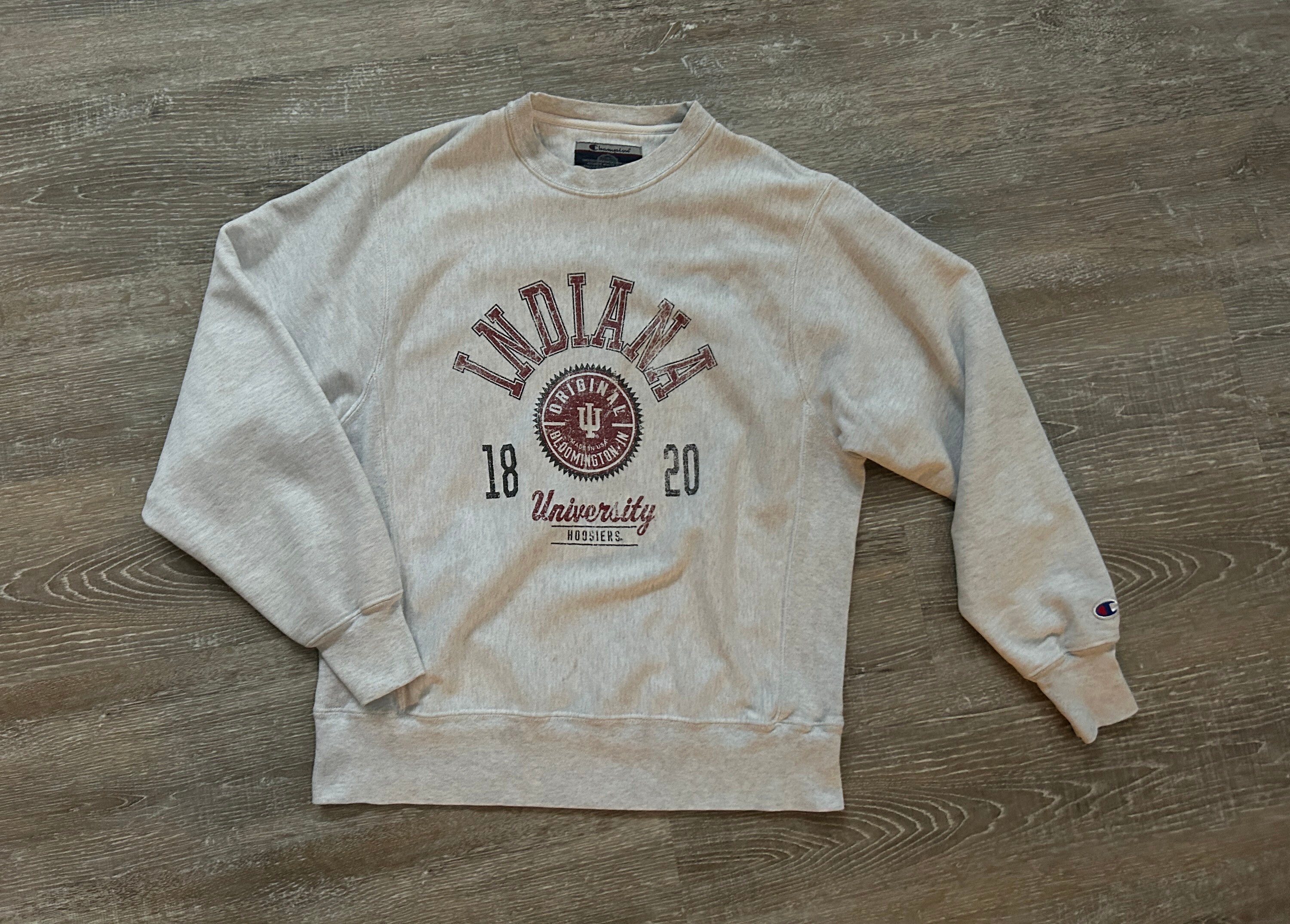 Vintage 90s Indiana Hoosiers Reverse Weave Champion Sweatshirt 