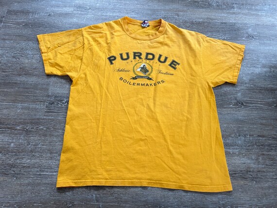 Vintage y2k Purdue University Boilermakers T-Shir… - image 1