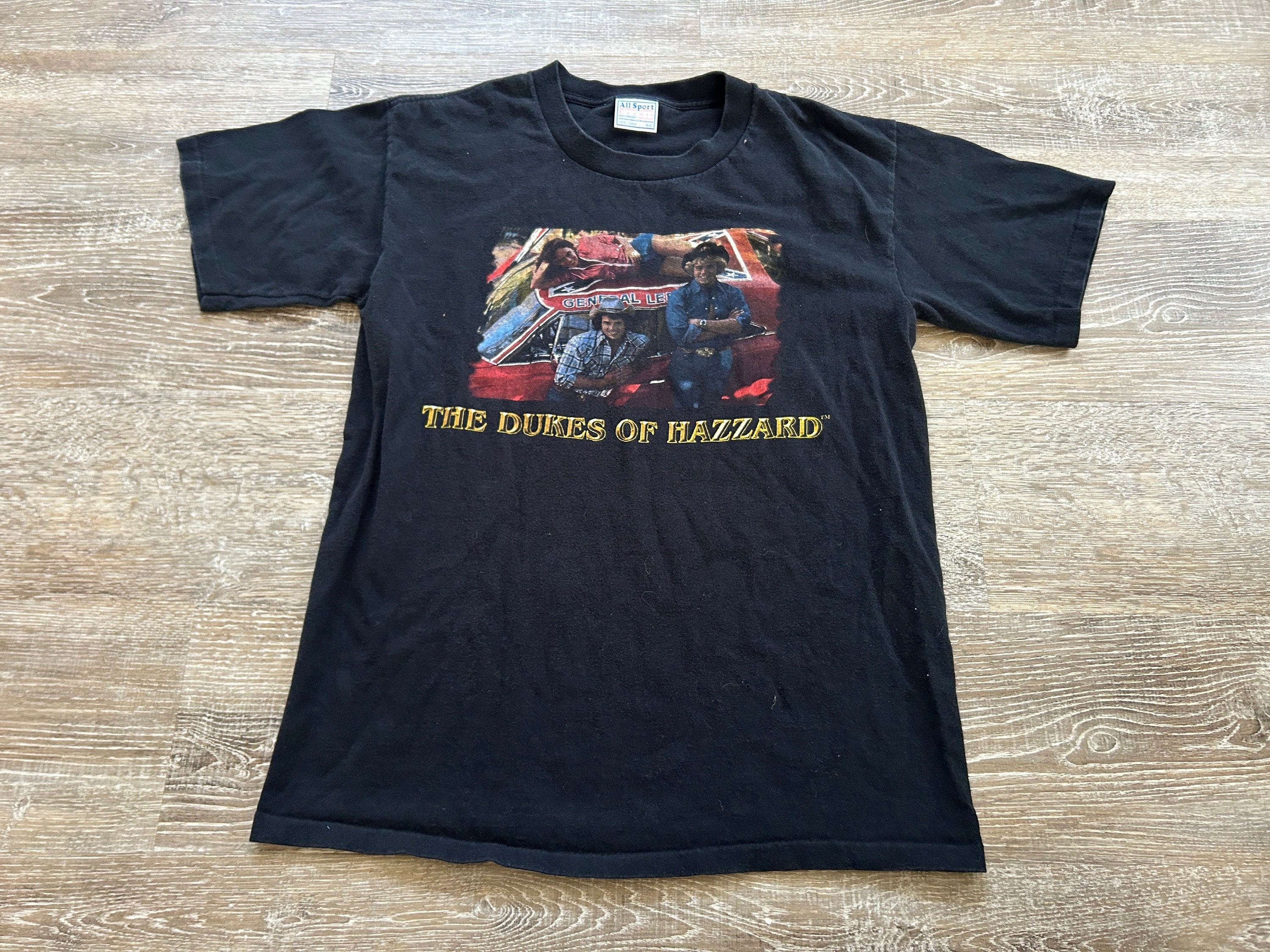 Vintage 90s Dukes of Hazzard TV Show T Shirt CBS Promo Single 