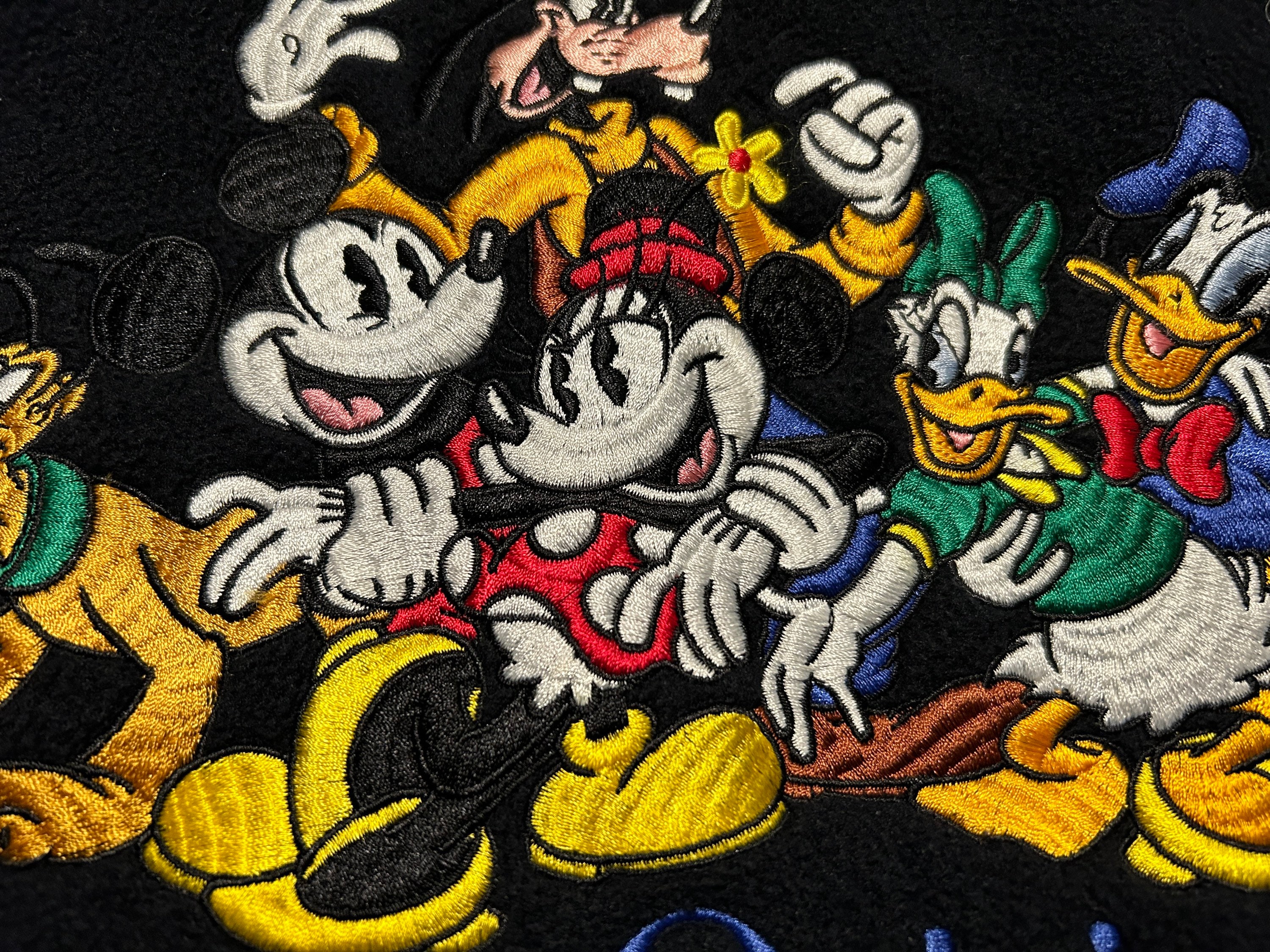 90s Logo Disney Embroidered Sweatshirt