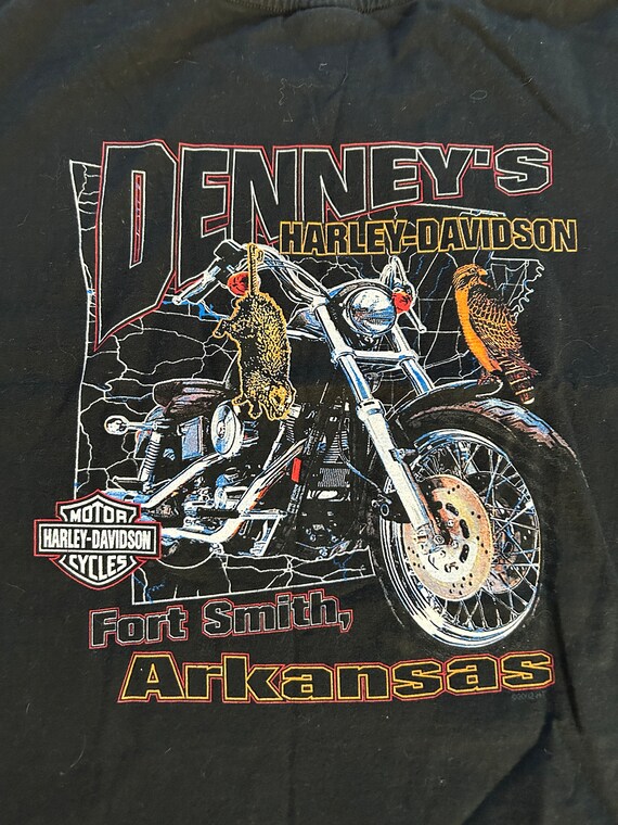 VTG y2k Harley Davidson Cut Off T Shirt 2004 Ches… - image 3