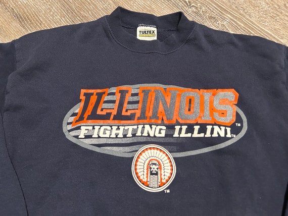 Vintage Illinois University Illini Crewneck Sweat… - image 3