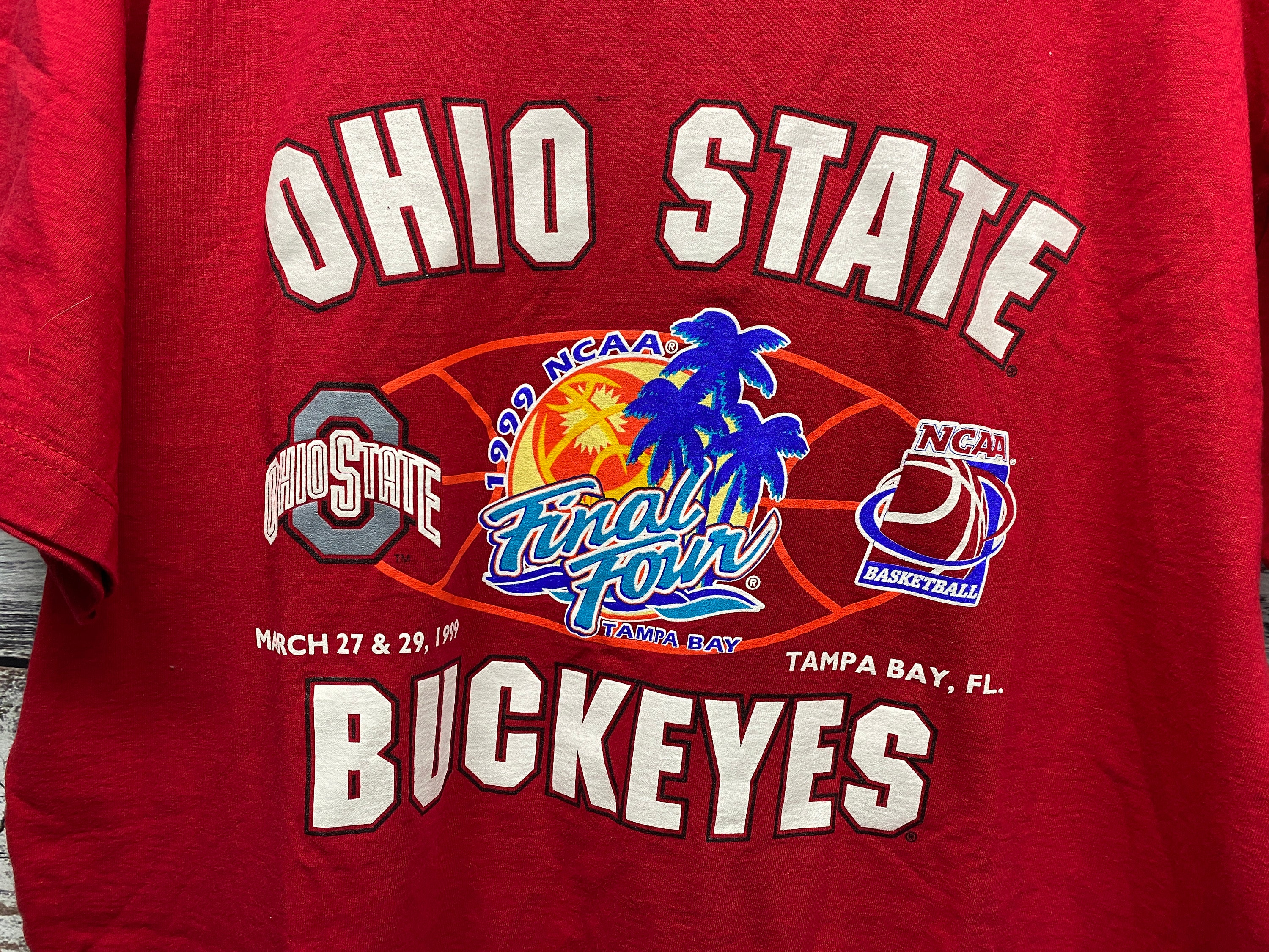 Vintage 90s Ohio State Buckeyes Camiseta Baloncesto Final Four - Etsy España