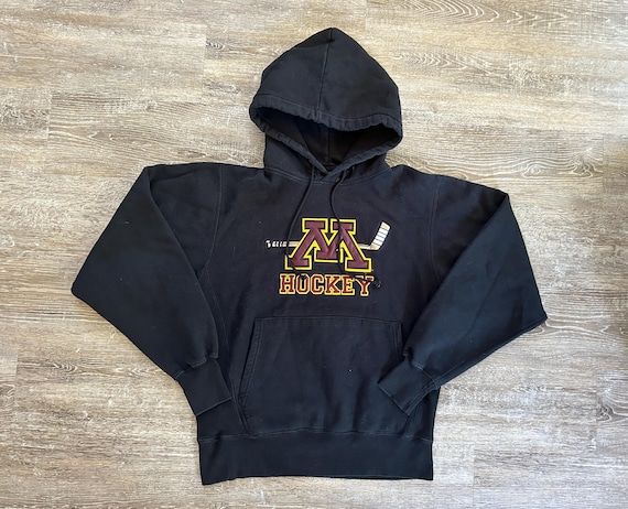 Vintage 2000s Minnesota Golden Gophers Hoodie Sweatshirt Hockey - Main Image