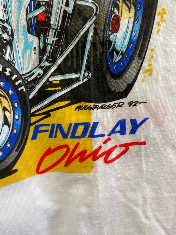 NWOT Mike Streicher Midget Racing T-shirt 90s Hanes Double