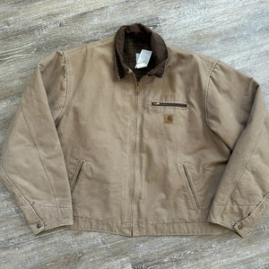 Vintage Carhartt Detroit Jacket J97 SDL Blanket Plaid Lined - Etsy