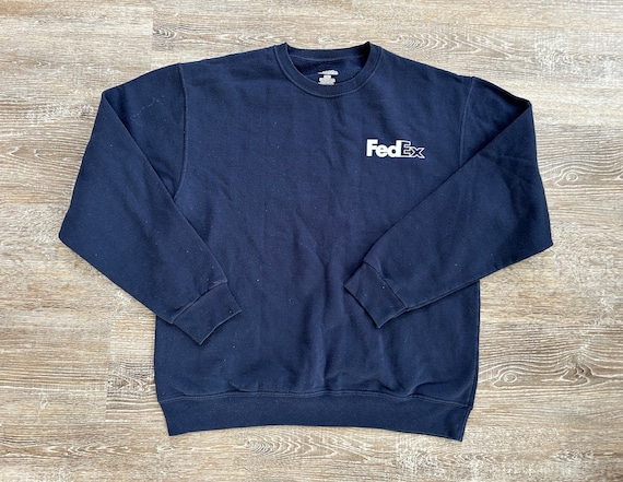 Vtg 2000s FedEx Federal Express CrewNeck Sweatshi… - image 1