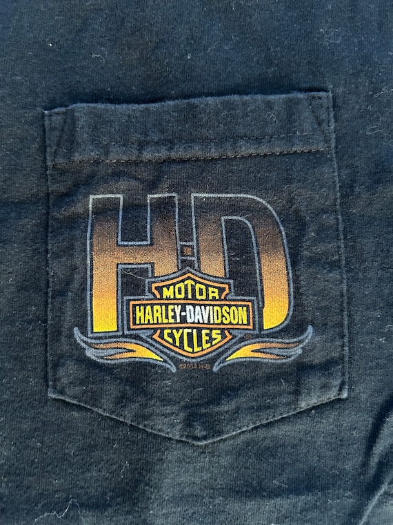 VTG y2k Harley Davidson Cut Off T Shirt 2004 Ches… - image 6
