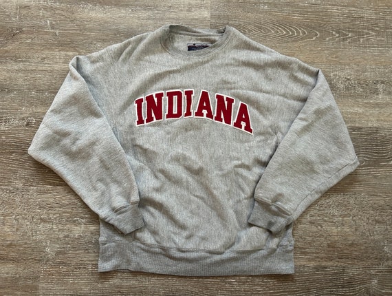 Vintage 90s Indiana Hoosiers Reverse Weave Champion Sweatshirt 