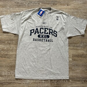NEW vtg 2000s Indiana Pacers T Shirt  Basketball Reebok NBA Large y2k