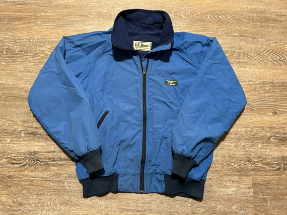Vintage 80s LL Bean Bomber Jacket Windbreaker Lined Logo Vintage 80s LL Bean Bomber Jacket Windbreaker Lined Logo
