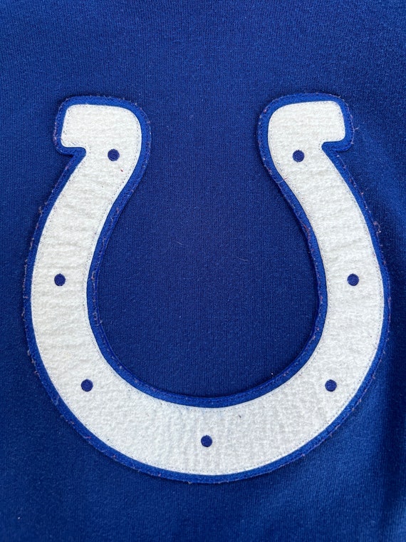 VTG 2000s Indianapolis Colts Hoodie Sweatshirt Ho… - image 4