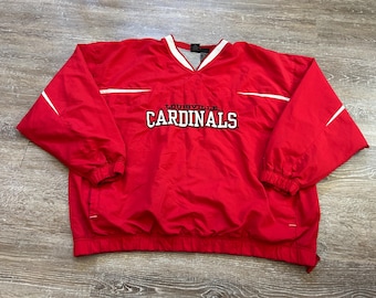 Starter Louisville Cardinals Pullover Windbreaker Jacket Embroidered Vintage 90s