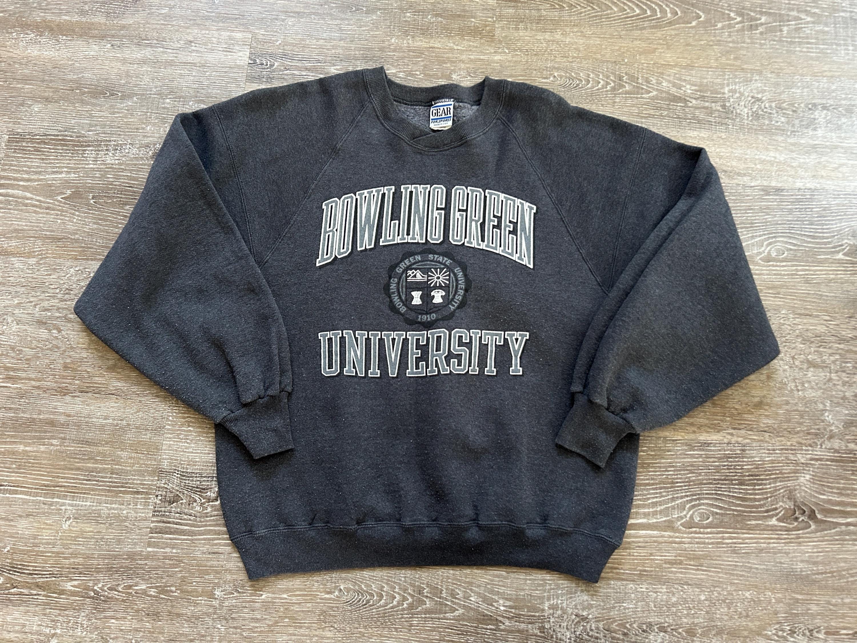 Vintage Green College Sweatshirt Etsy