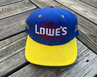 Vintage 90s Snapback Hat Baseball Cap Goodyear Tires Logo Suede