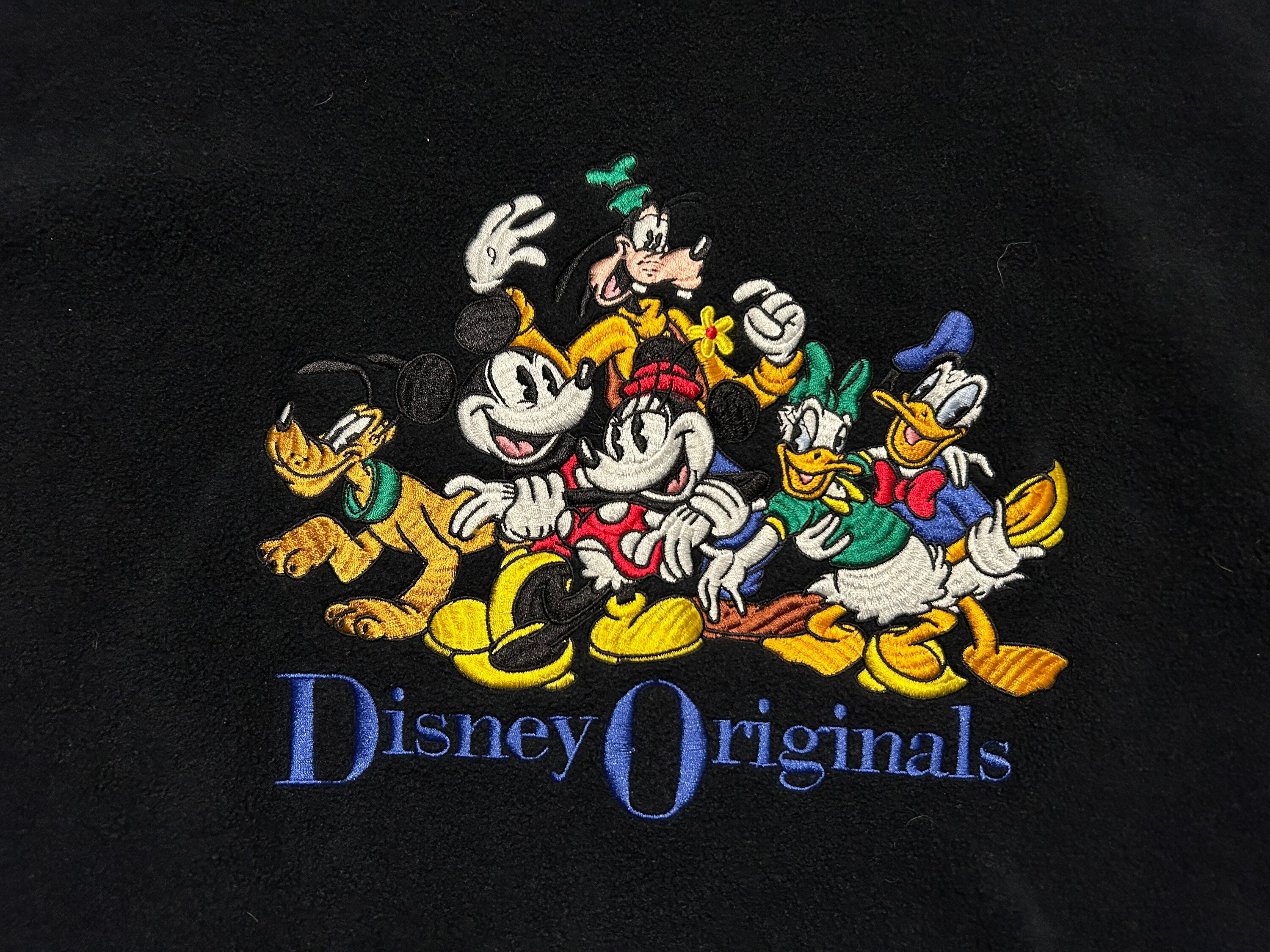90s Logo Disney Embroidered Sweatshirt