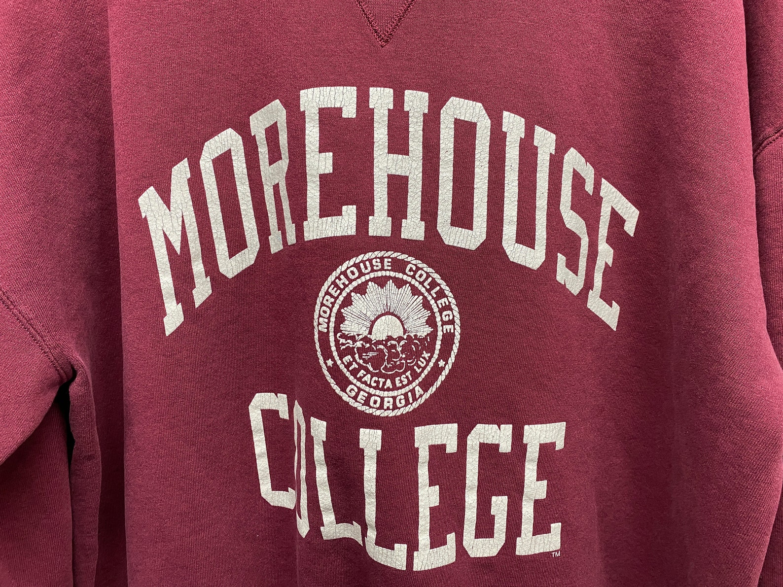Vintage Morehouse College crest Logo Crewneck Sweatshirt | Etsy