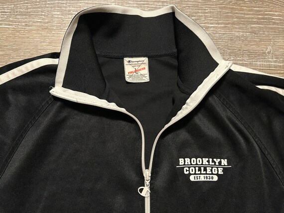 VTG 2000s Brooklyn College Track Jacket Full Zip Champion