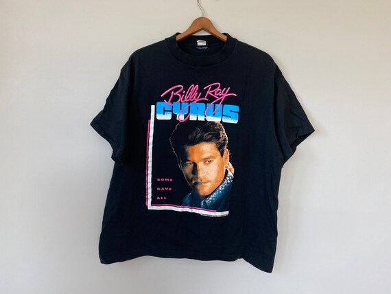 Vintage 1992 Billy Ray Cyrus Achy Breaky Heart Concert Tour T Etsy
