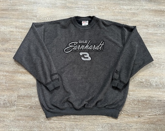 Vtg 90s Dale Earnhardt NASCAR Crewneck Sweatshirt Embroidered Intimidator CHASE