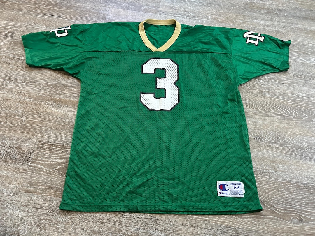 Vtg 90s Notre Dame Fighting Irish Champion Football Jersey Joe