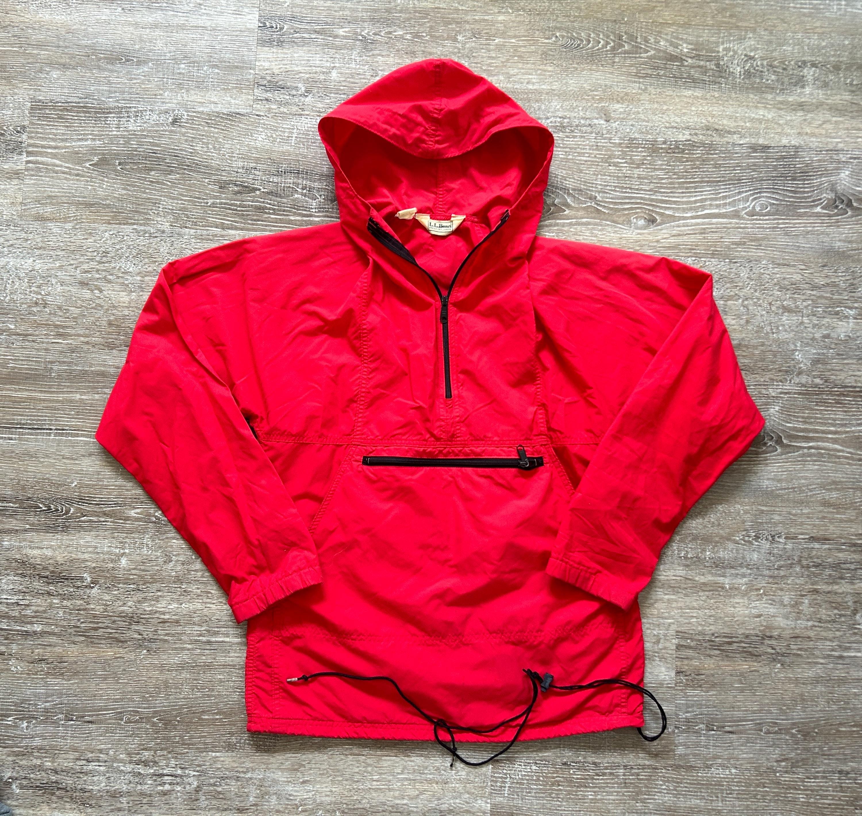 VTG 90s LL Bean Jacket Windbreaker Hooded 1 2 ZIP Anorak Freeport Maine Small Etsy Ireland