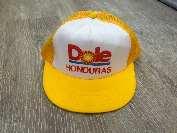 vtg 90s DOLE Fresh racing Team Snapback hat Hondu… - image 1