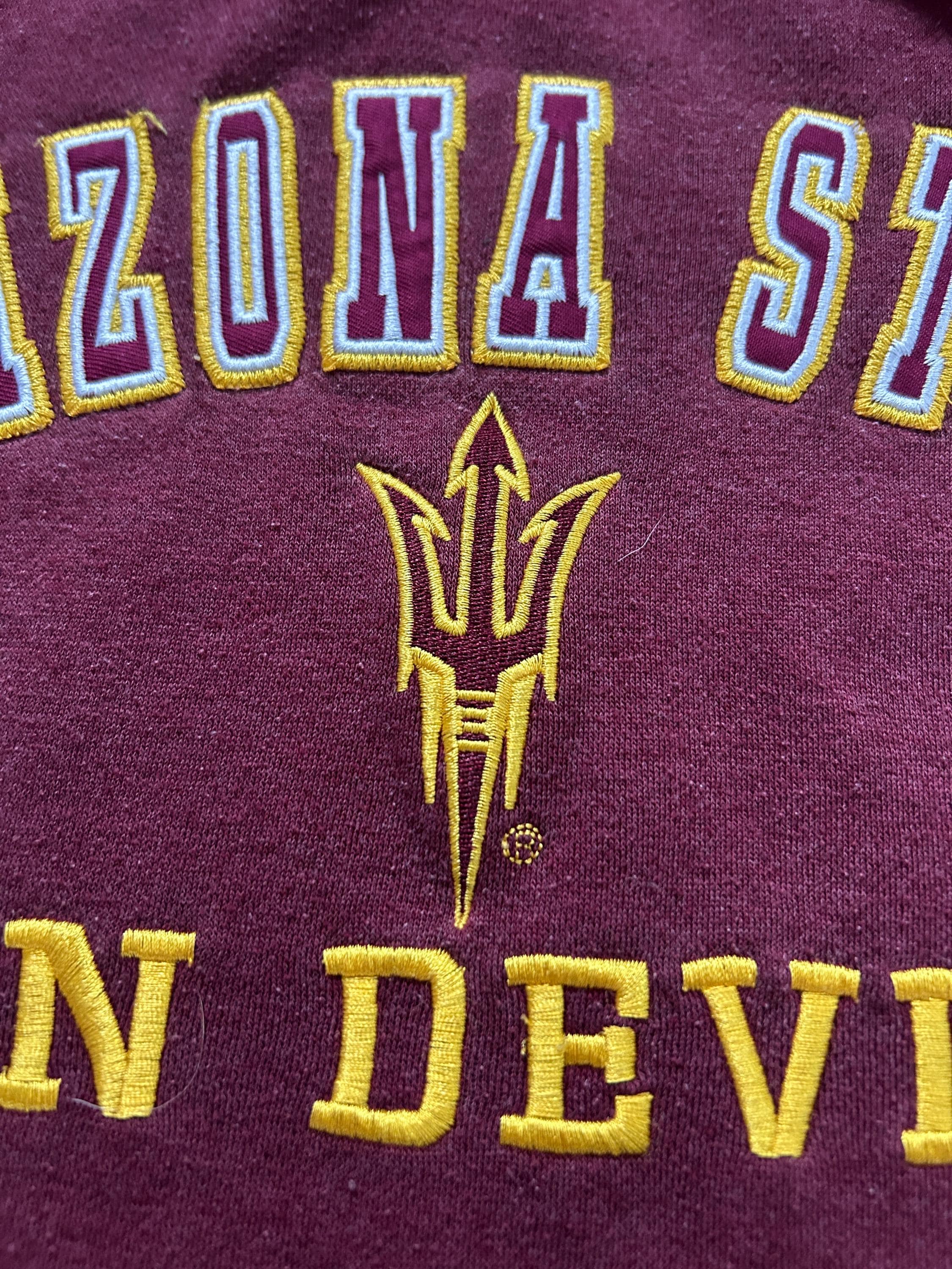 Asu♡ Vtg Y2k 2000s ASU Arizona State University Hoodie Sun Devils