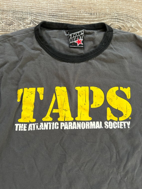 Vtg 2005 TAPS T-Shirt tv show y2k Atlantic Paranor