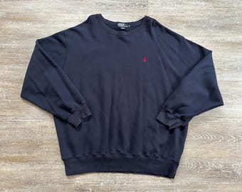 Vintage 90s Polo Sport T-shirt Short Sleeve Ringer Logo Ralph